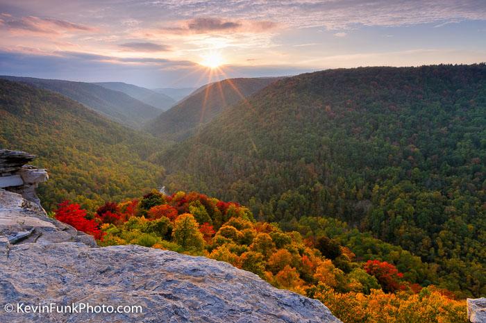 Lindy Point Sunset - Blackwater Falls State Park - West Virginia